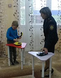 В Октябрьском детском саду прошло мероприятие по пожарной безопасности