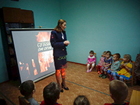 В д. Воробьи прошло мероприятие «Сказка о добром и злом огне»