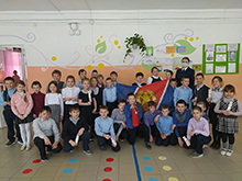 Урок по пожарной безопасности МБОУ "Бродовская СОШ"