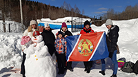 Битва снеговиков в г. Кизел