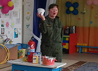 В  Юсьвинском детском саду напомнили детям и их родителям  правила пожарной безопасности 