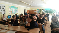 В колледже п. Октябрьский прошла беседа на тему пожарной безопасности
