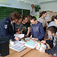 Открытые уроки по пожарной безопасности в Осинском районе