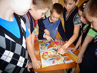 Игра по пожарной безопасности в г. Нытва
