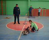 В Нытве прошли соревнования по пожарно-прикладному спорту среди учащихся школ района