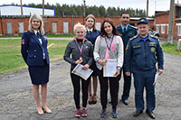 В Чернушке прошли соревнования  ДЮП по пожарно-прикладному спорту 