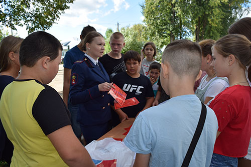 В пришкольном лагере Гимназии г. Чернушка   прошёл День безопасности