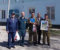 В г. Чусовой прошли соревнования добровольных пожарных