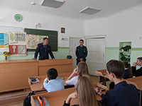 В Чусовской школе прошла лекция по пожарной безопасности