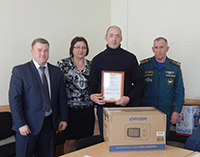 В Осе состоялось награждение победителей Месячника безопасности