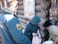 Гуманитарная помощь малообеспеченным гражданам Частинского района