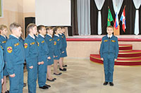           Ученики кадетского класса Комсомольской школы приняли присягу
