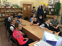 Представители Верхнекамского отделения ВДПО рассказали пятиклашкам об опасности огня