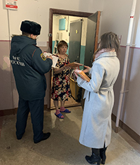 Рейд по профилактике пожарной безопасности в Свердловском районе г. Перми