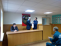 В Краснокамске состоялась торжественное мероприятие по передаче автономных пожарный извещателей