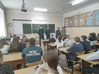 Уроки ОБЖ прошли для учащихся 6-7 классов "СОШ № 1" г. Перми.