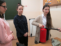 В школе г. Перми прошел урок безопасности