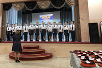  Торжественная церемония посвящения в кадеты МЧС
