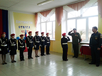 Кадеты МЧС из Самкоской школы приняли присягу
