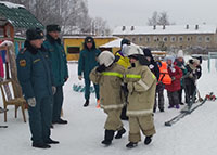 В  Кудымкарской школе № 12 прошел День юных пожарных