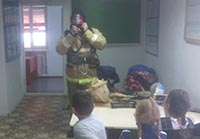 В гости к огнеборцам пришли  воспитанники детского сада г. Горнозаводска